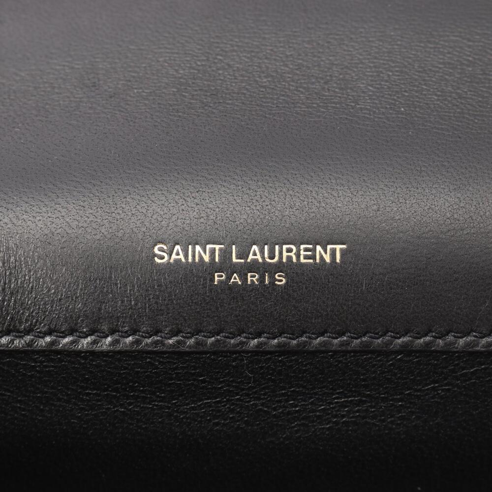 Saint Laurent Paris Vicky Shoulder Bag Leather Black - Picture 4 of 9
